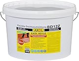 AXOL 1K Flüssigkunststoff Ziegelrot Dachsanierung 12 kg Dachfarbe Dachbeschichtung zum Abdichten von Eternit-Platten Faserzement