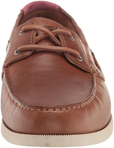 Lacoste Men's Caspian Boat Shoe, TAN, 10.5 | Image 1