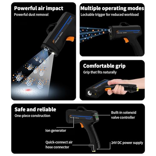 Pistola ionizadora antistática portátil modelo TG2031 miniatura 5