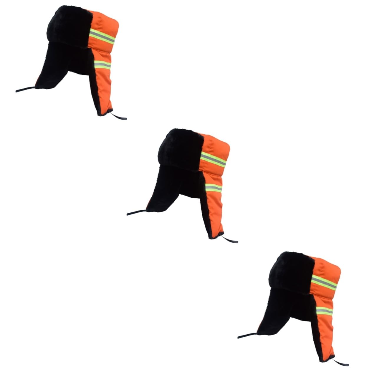 Chapeau de travail réfléchissant épais hiver Healvian 3 pièces avec protection oreilles