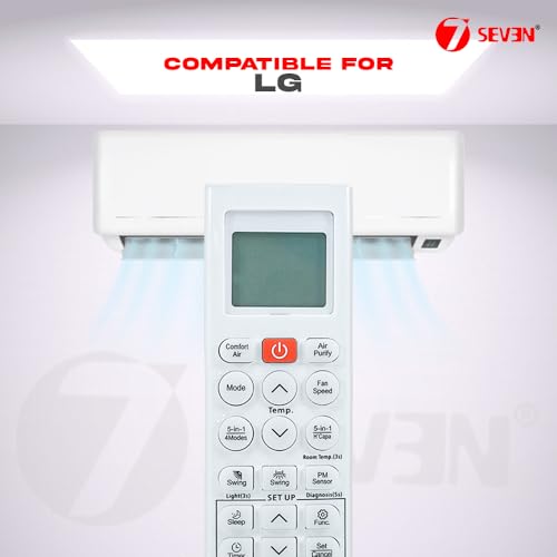 Image of 7SEVEN Compatible with LG AC Remote Control Model 36R Suitable for 1 1.5 2 Ton Split and Window Air Conditioner - Match Each Key by Key Exactly with existing AC Remote Function