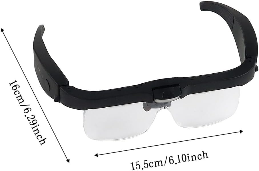 5 Sets of Eyeglass Magnifying Glasses with Different Magnifications, Charging Version