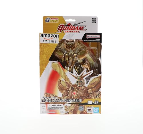 Image of TAMASHII NATIONS - Mobile Fighter G Gundam - GF13-017NJII Burning Gundam (Meikyousisui), Universe Action Figure (Amazon Exclusive)