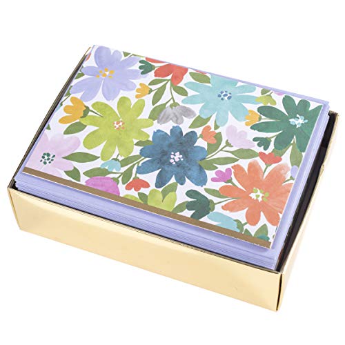 Graphique Vibrant Floral Everyday Boxed Cards, multicolored" or "floral print, 4" x 5.625" - Image 2
