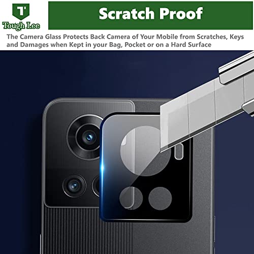 Tough Lee Back Camera Lens Protector Tempered Glass for Oneplus 10R 5G (Black) Pack of 1 4 41rse lvDLL