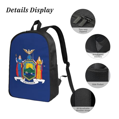 Sac à dos New York polyvalent 3 en 1 avec trousse noire