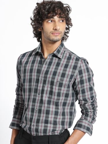 Image of Rare Rabbit Regular fit Checked Shirt