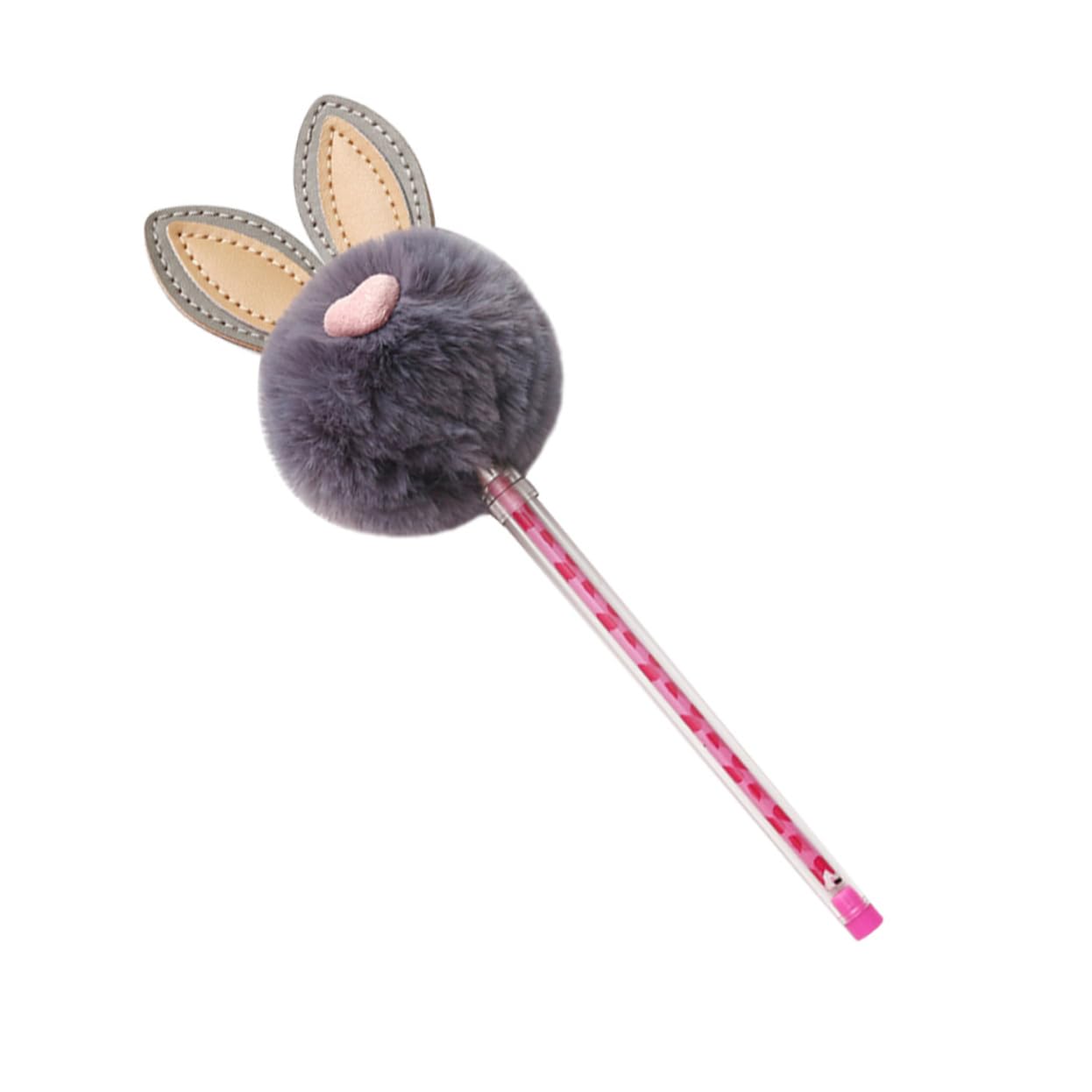 NUOBESTY 9 Pz Penne a Inchiostro Da 0,5 Mm Penna Firma Nera Penne a Inchiostro Di Cartone Animato Penna Ad Inchiostro Soffice Di Peluche Peluche Coniglio Gel Carino Alunno