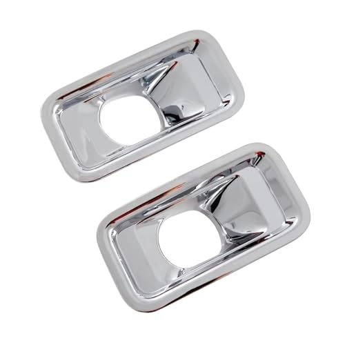 と互換性がある トヨタ ランドクルーザー 250 プラド LC250 2024 2025 ABS クローム カーフロントフォグライトランプカバー カーフォグランプ 外装 カーボン/ブラック(ABS Chrome)