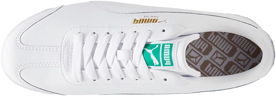 Puma Men's Roma, 24-Standard-Puma White-Archive Green, 10