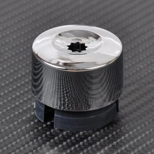 Radschraubenkappen,Radmuttern Kappen 10 stücke Chrom-Rad-Ansatz-Bolzenmut-Kappeabdeckung 7L6601173A. FIT AUF VERWENDUNG FÜR. 2004-2011 2011 2012 2013 2013 2014
