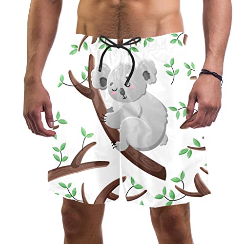 Short de plage koala JDEZ pour hommes au séchage rapide