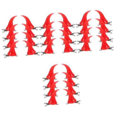 Pinces à cheveux de démon Halloween anti-glisse pour fête et cosplay