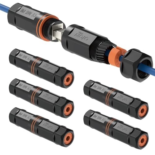 Coupleur RJ45 étanche CAT6A FTP pour connecter votre réseau Ethernet dans le jardin