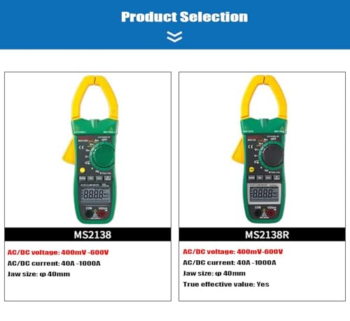 Digital current clamp meter MS2138R voltage circuit tester AutoRange - 6