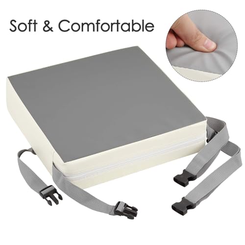 Image of Toddler Booster Seat for Kitchen Chair, Waterproof PU Chair Cushion