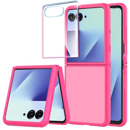 Coque Samsung Galaxy Z Flip 7 antichoc fine silicone rose pour réparations évitées