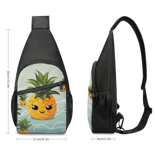 Bolso cruzado casual estilo piña para senderismo miniatura 2