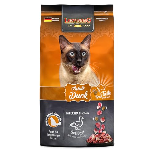 Produktbild von LEONARDO Adult Duck & Rice Katzenfutter - 1,8 kg