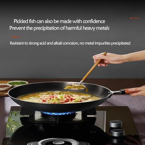 Wok ultraligero de titanio con tapa y mango frío miniatura 3
