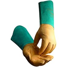 Caiman 1606-4 Premium Goat Skin Rose Pruning, Fruit Picking & Gardening Gloves, Medium