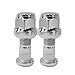 Mysttoo M12x1.5 Chrome Wheel Lug Stud Nut Set Compatible with Honda Accord Civic City CR-V Fit HR-V Insight Element Prelude S2000 Acura Legend Integra MDX ILX RSX TL TLX (4PCS)