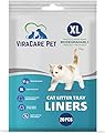 40 x Cat Litter Tray Liners Extra Large | With Drawstrings | Biodegradable | Heavy Duty And Leak Proof | For X-Large Litter Trays | Cat Litter Bags | Size 90x45 cm | 2 Mil Thickness |