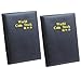 2 Packs 120 Pockets Coin Holder Money Penny Pocket Collection Coin Storage Album Book for Collectors