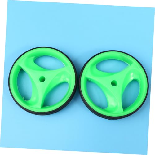 Set de ruedas de entrenamiento para bicicleta con ruedas auxiliares parpadeantes silenciosas y soporte de 12 pulgadas, accesorio estabilizador de equilibrio para bicicleta verde para niños miniatura 5