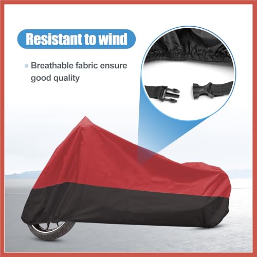 ACROPIX Capa para motocicleta, capa completa para motocicleta, proteção contra poeira e chuva, imper