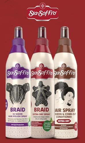 Sta-Sof-Fro BRAID Hi Sheen Hair Polish Spray 350 mL miniatura 2