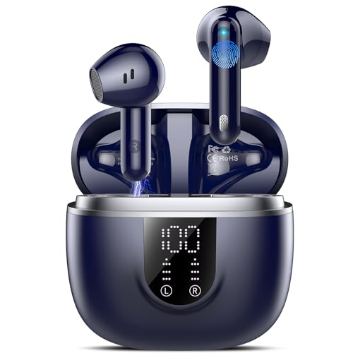 Jesebang Cuffie Bluetooth senza fili Bluetooth 5.4 Cancelling Microfono Auricolari