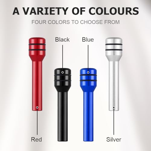 4PCS Car Door Lock Knob, Car Door Lock Pin Caps, Automotive Door Lock Switches, Aluminum Alloy Inner Door Lock Pull Pins, Car Interior Accessories Car Door Pins Fit for Most Car