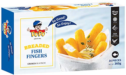 DODO Breaded Fish Finger 16 Piece - Frozen 360 g