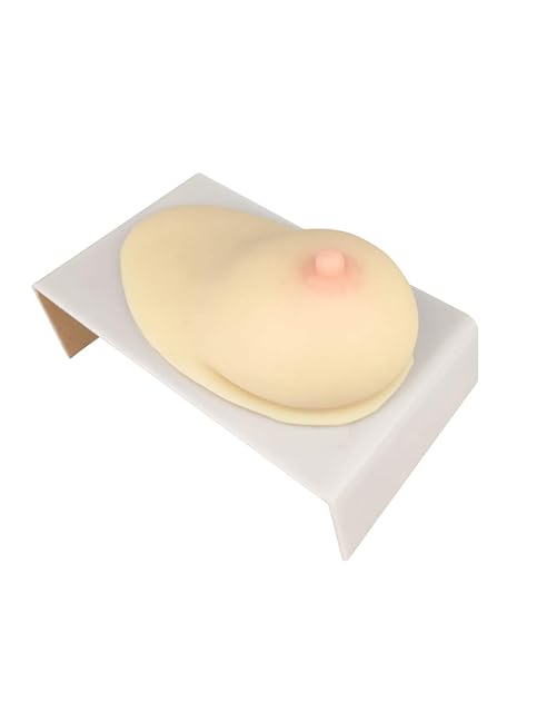 Foto 3 de 6 de Modelo de simulación de mamas de silicona femenina humana con base para enseñar masaje de prolactina…