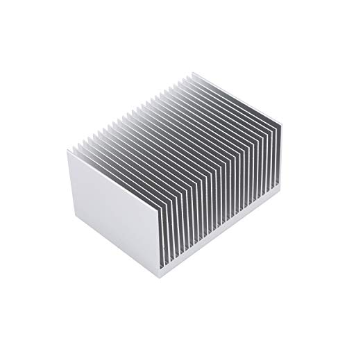 Awxlumv Large Aluminum Heatsink 69 X 69 X 36Mm / 2.71" X2.71" X 1.41" Peltier Heat Sink Cooling 27 Fin Radiator Gpu Backplate Heatsink For Ic Module, Pc Computer, Led, Pcb #TOP2