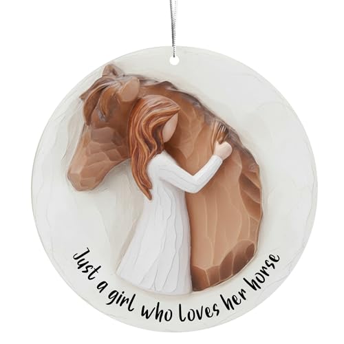 2D Horse Ornaments for Christmas Tree, Just a Girl Who Loves Horses, Unique Gifts for...