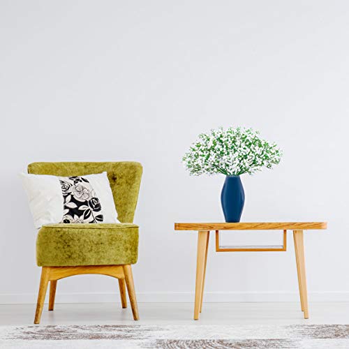 Bomarolan Artificial Baby Breath Flowers Fake Gypsophila Bouquets 21 Pcs Fake Real Touch Flowers For Wedding Decor Diy Home Party(White) #TOP2