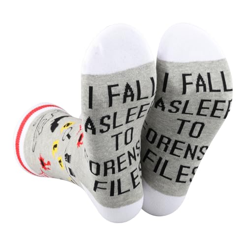 Chaussettes Forensic Files en coton stretch pour un confort longue durée