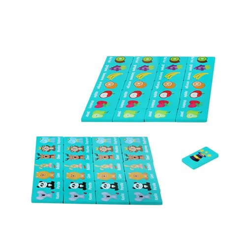 Juego de Dominós de Madera 36 piezas para Niños miniatura 1