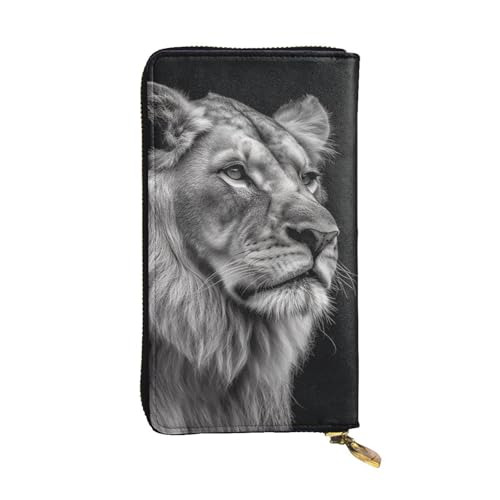 Portefeuille pour femme grande capacité cuir gris porte-carte téléphone