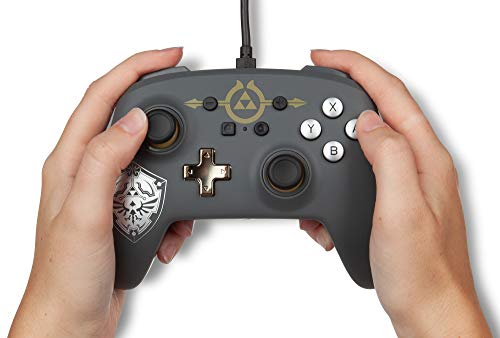 Powera 1518384-01 Controle P/ Nsw Wired Controller Zelda - Hylian Shield - Nintendo Switch