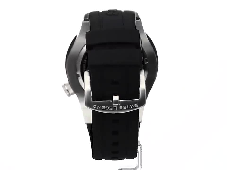 Swiss Legend Watches, Men's Neptune Automatic Black Dial Black
