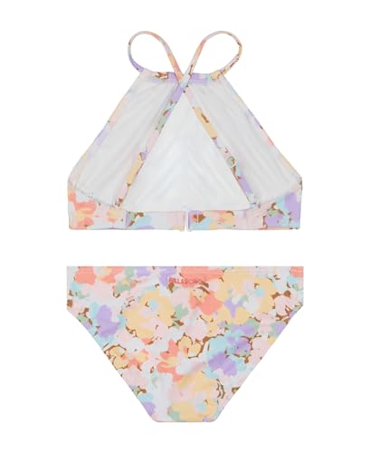 Image of Billabong Girls' Two-piece Bikini Swimsuit Set, UPF 50+ Sun Protection, Quick-Dry Bathing Suit