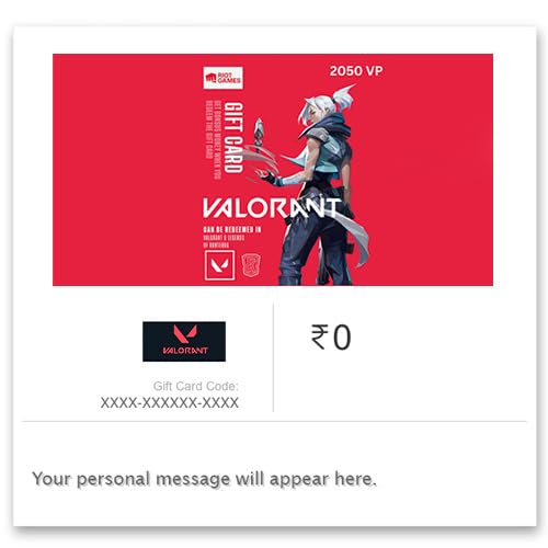 Image of Valorant - 2050 VP@1940 INR (Riot Cash $20) | Additional 5% discount via coupons |E-Gift Card | Instant Delivery |Redeemable across Riot Games |Subject to availability