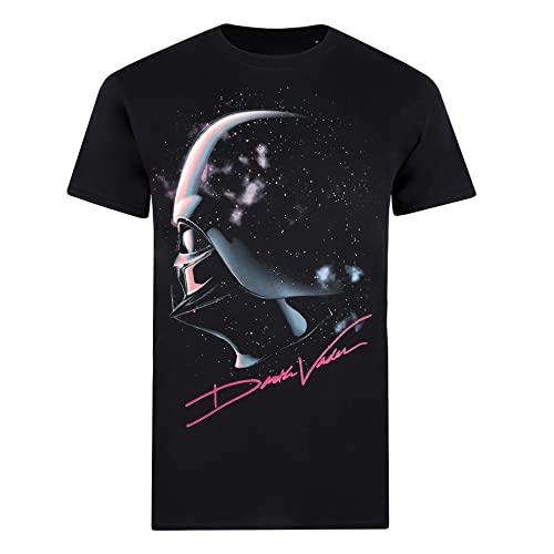 Cotton Soul Star Wars Dark Vador Signature T-shirt pour homme, Noir , L