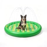 Official FIFA World Cup 2026 Edition, Dog Splash Pad - Thickened Non-Slip Pet Sprinkler Mat, 51' Durable...