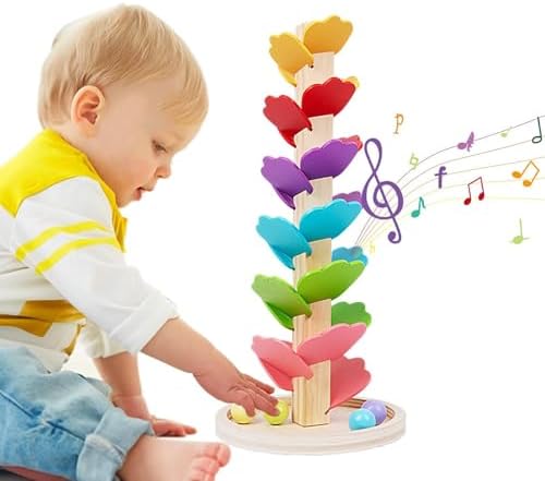 Torre De Bola De Rodillo Colorida, Árbol Musical De ar-co Iris, C...