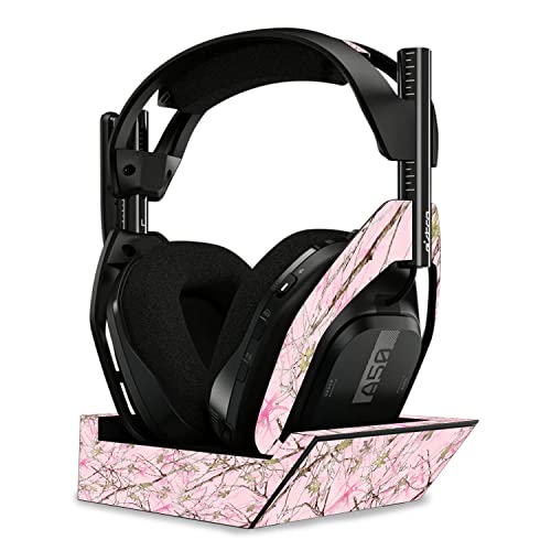 Image of MightySkins Glossy Glitter Skin Compatible with Astro A50 Wireless Headphones + Base Station (Gen 4) - Conceal Pink | Protective, Durable High-Gloss Glitter Finish | Easy to Apply | Made in The USA