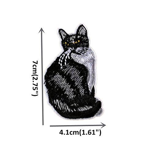 15Pcs Cute Dog Cat Iron On Patches Embroidered Applique Motif For Diy Garments Embellishment Earring Making(Dog+Cat) #TOP2